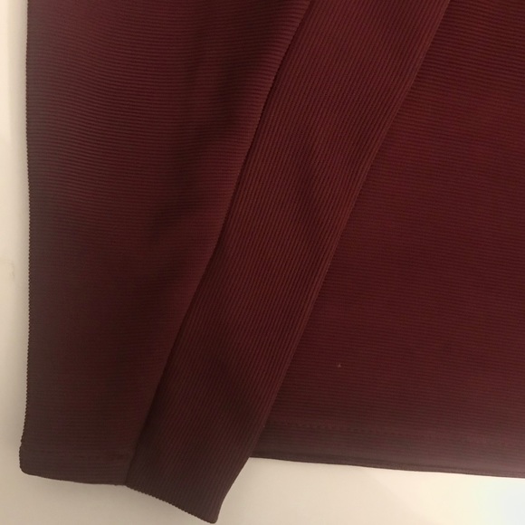 Zara Wine Midi Bandage Pencil Skirt - Picture 5 of 8